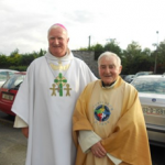 Canon Neville and Bishop Michael Lenihan